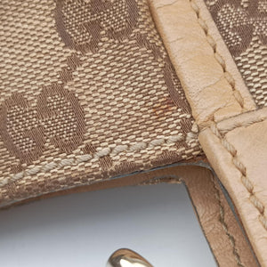 Secondhand Gucci Abbey Brown Canvas×Leather 189831 handbag | stylenewstar