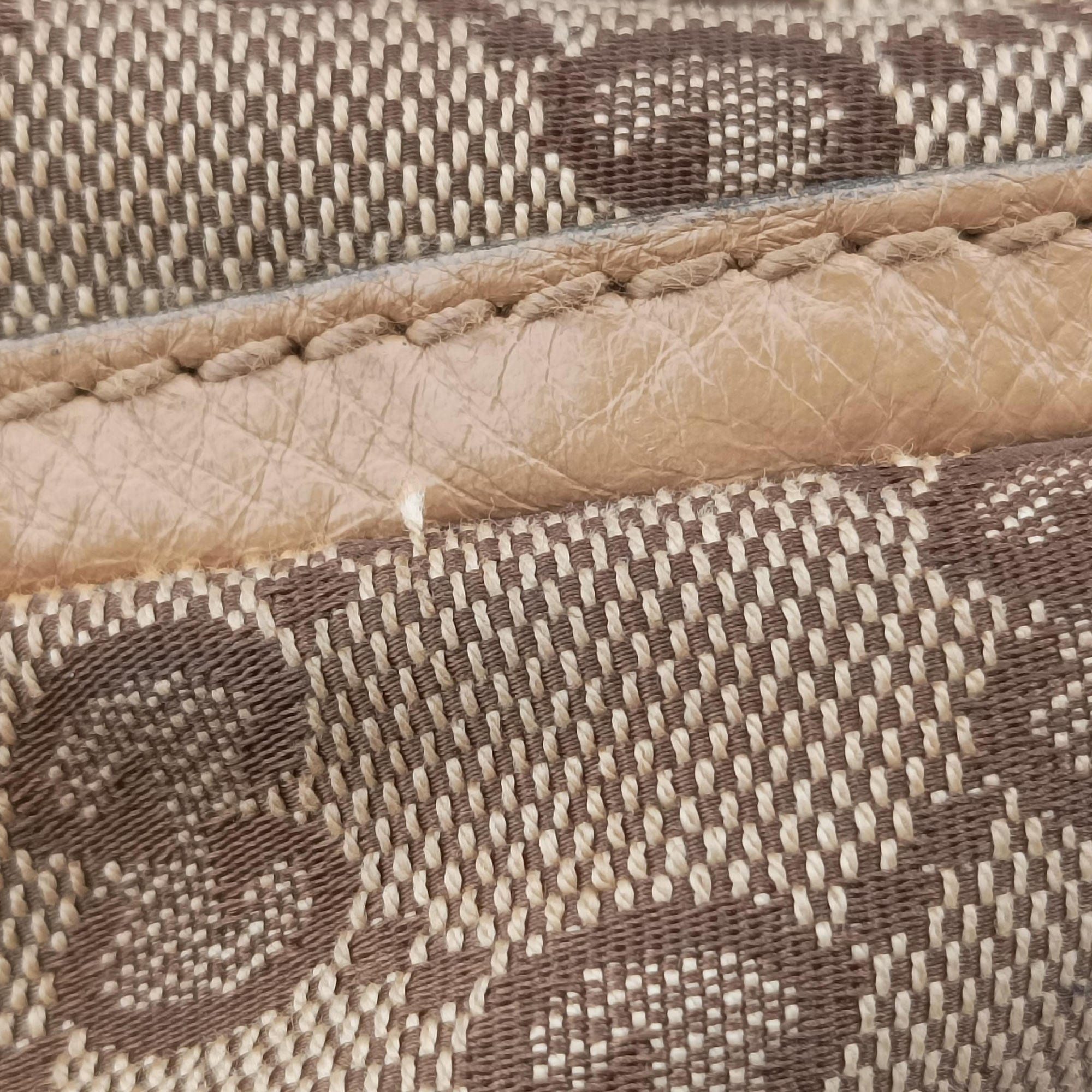 Secondhand Gucci Abbey Brown Canvas×Leather 189831 handbag | stylenewstar