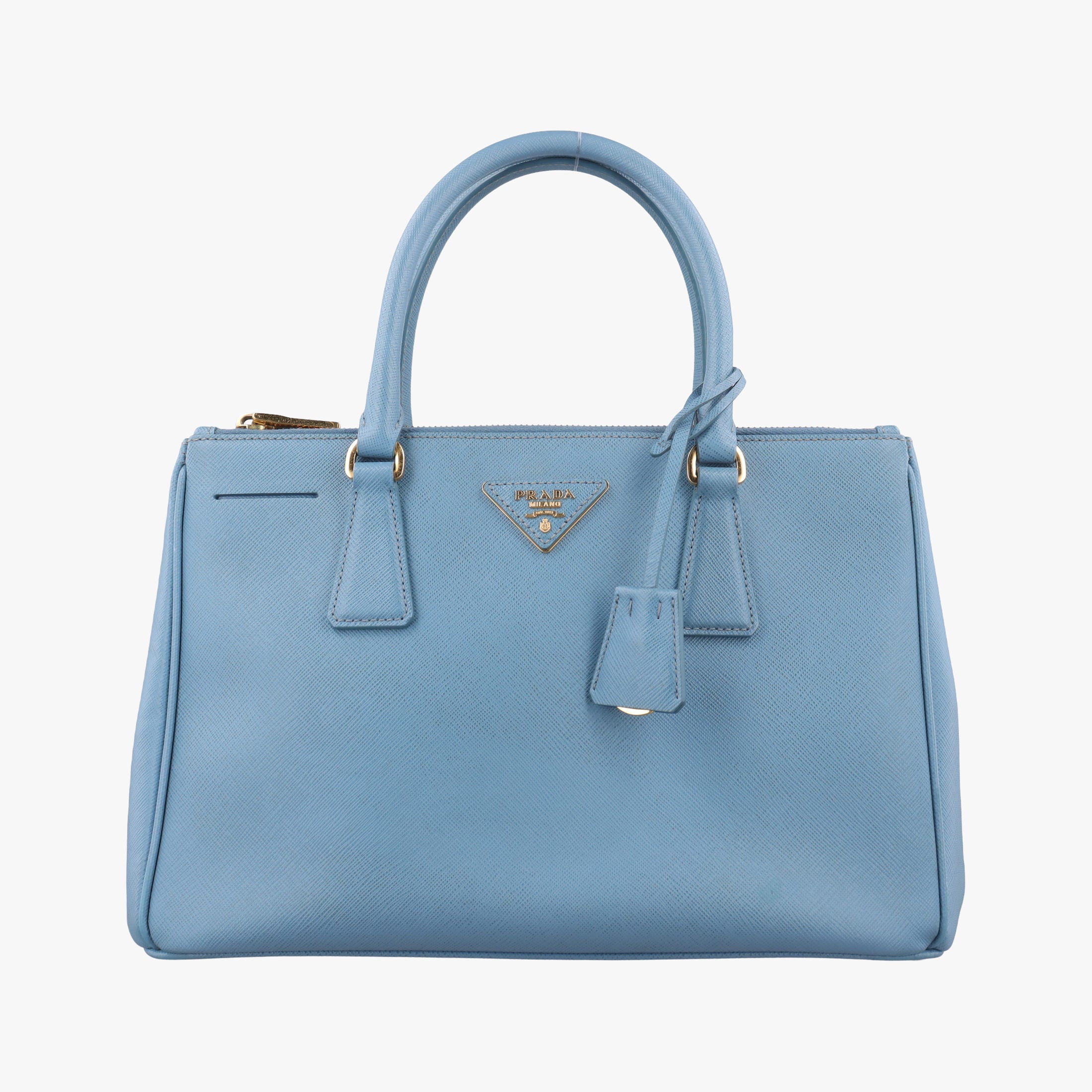 Secondhand Prada Galleria Blue SAFFIANO Leather BN1786 handbag | stylenewstar