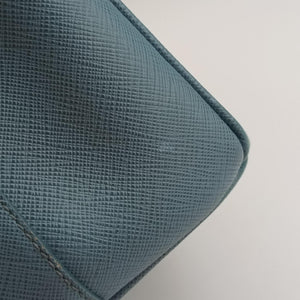 Secondhand Prada Galleria Blue SAFFIANO Leather BN1786 handbag | stylenewstar