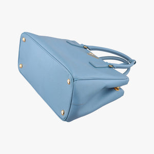 Secondhand Prada Galleria Blue SAFFIANO Leather BN1786 handbag | stylenewstar