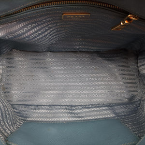 Secondhand Prada Galleria Blue SAFFIANO Leather BN1786 handbag | stylenewstar