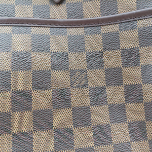 Pre-owned Louis Vuitton Saria Horizontal EBENE Damier Canvas N51282 handbag | stylenewstar