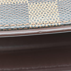 Pre-owned Louis Vuitton Saria Horizontal EBENE Damier Canvas N51282 handbag | stylenewstar
