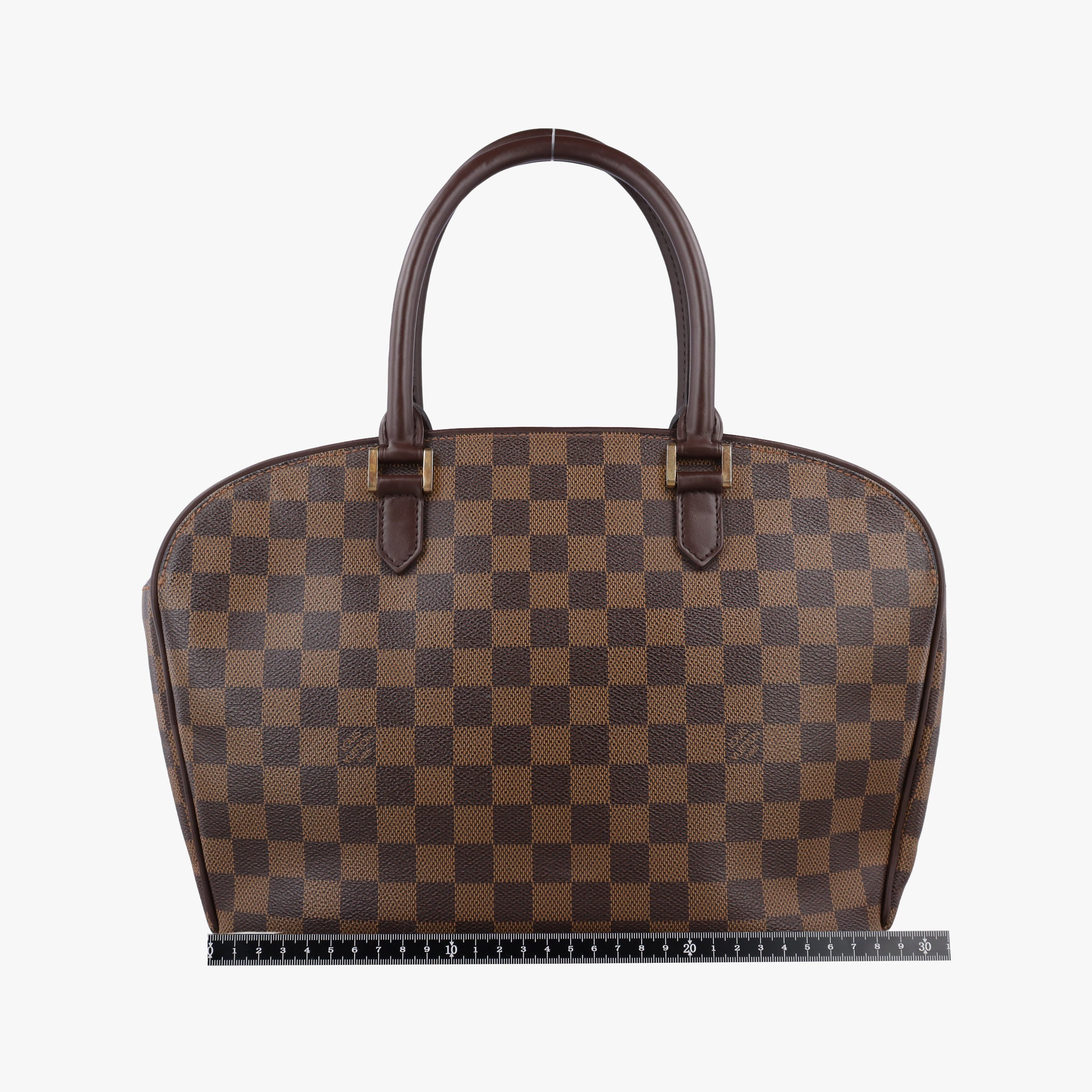 Pre-owned Louis Vuitton Saria Horizontal EBENE Damier Canvas N51282 handbag | stylenewstar