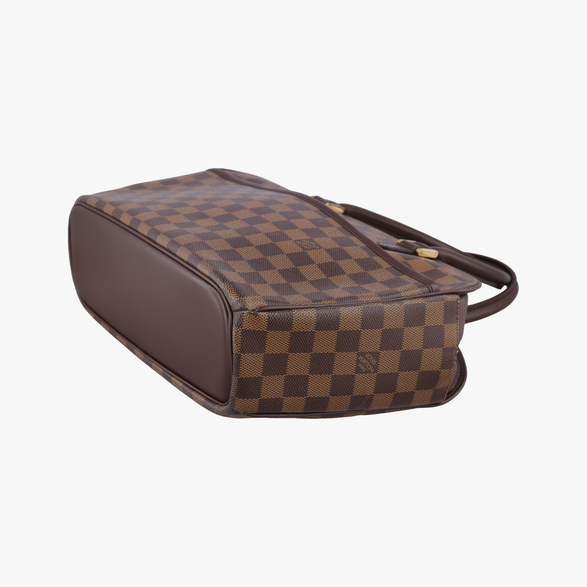 Pre-owned Louis Vuitton Saria Horizontal EBENE Damier Canvas N51282 handbag | stylenewstar