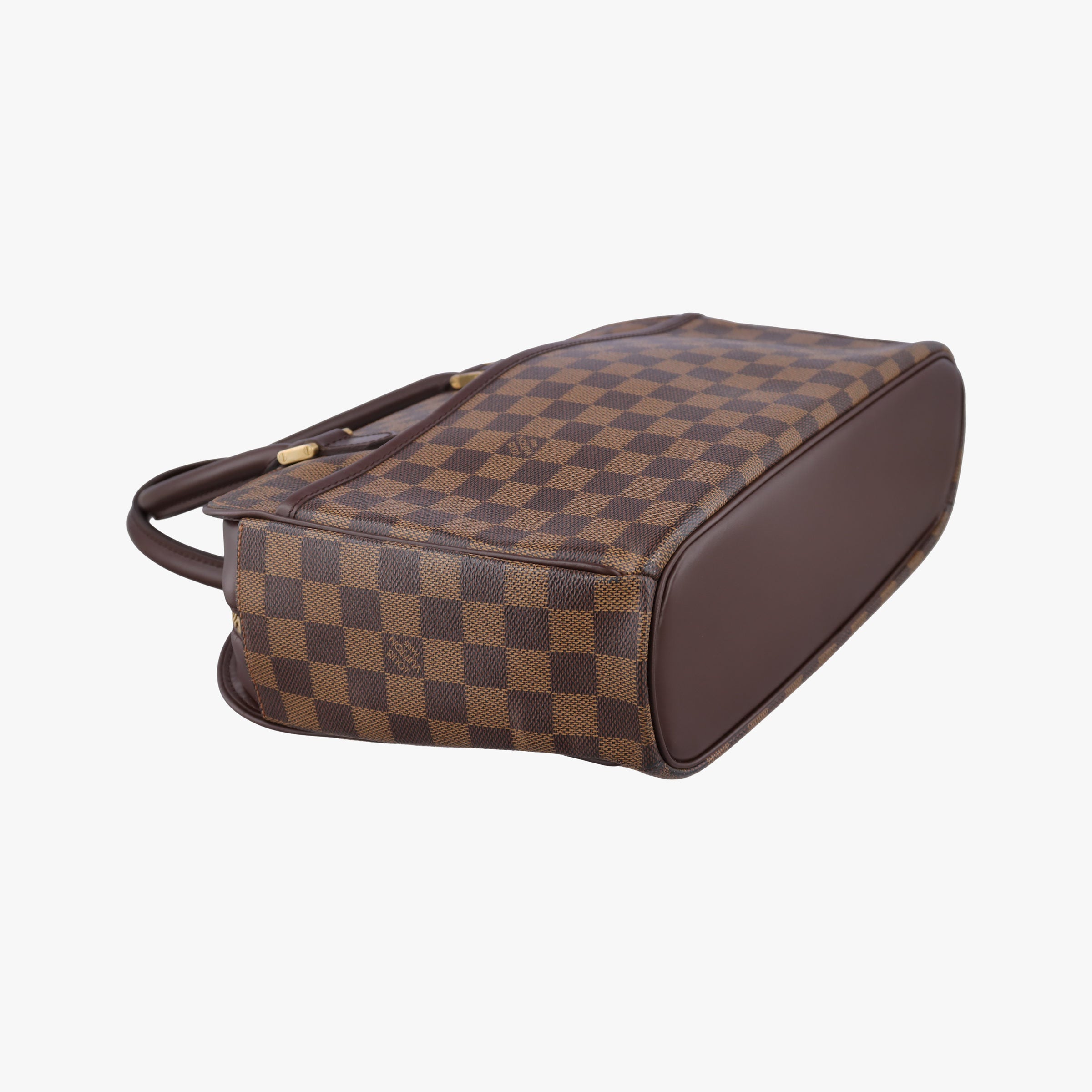 Pre-owned Louis Vuitton Saria Horizontal EBENE Damier Canvas N51282 handbag | stylenewstar