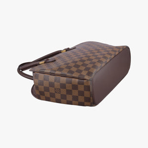 Pre-owned Louis Vuitton Saria Horizontal EBENE Damier Canvas N51282 handbag | stylenewstar