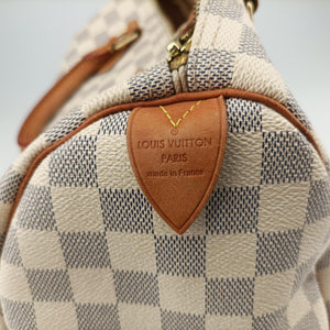 Pre-owned Louis Vuitton Speedy 30 AZUR Damier Canvas N41533 handbag | stylenewstar