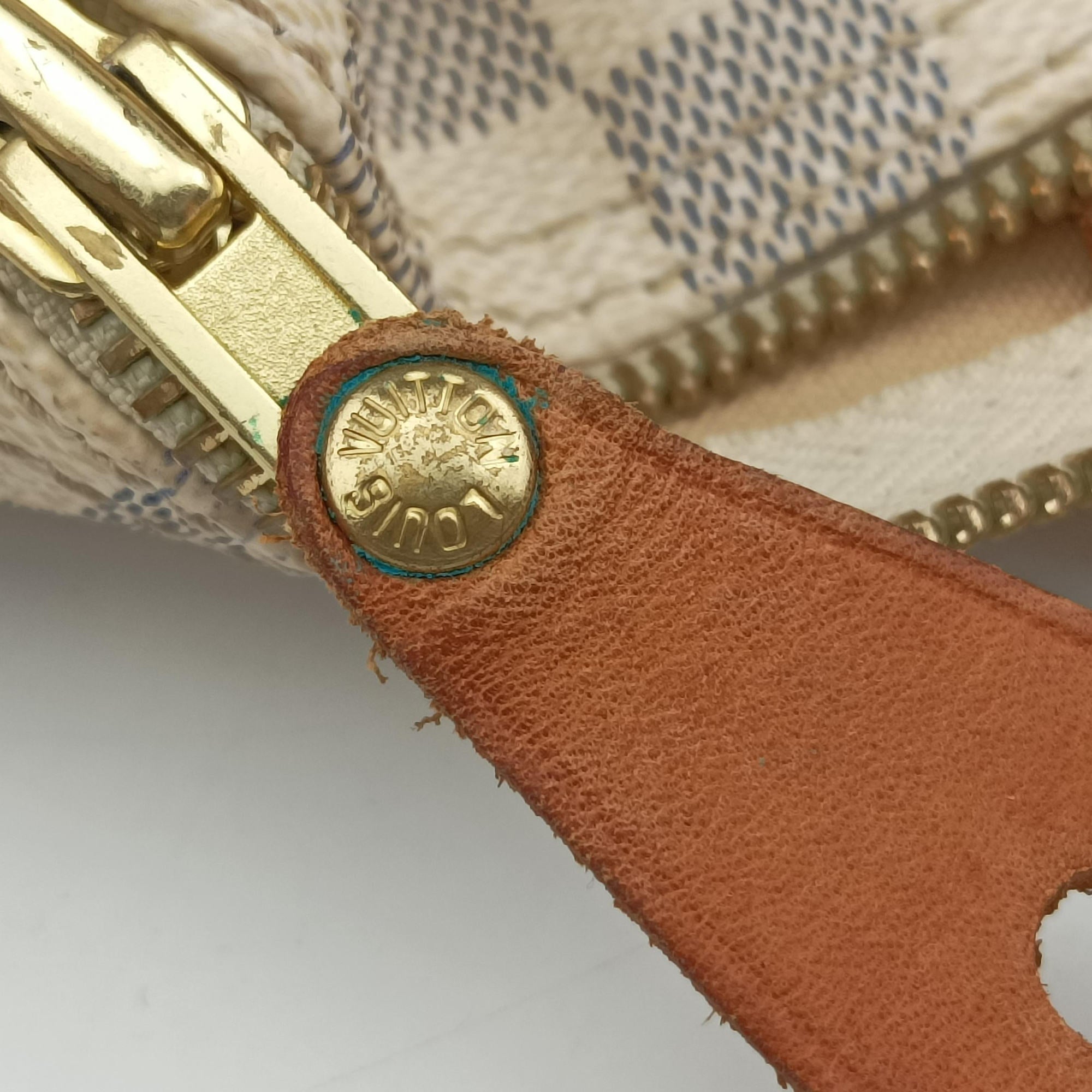 Pre-owned Louis Vuitton Speedy 30 AZUR Damier Canvas N41533 handbag | stylenewstar