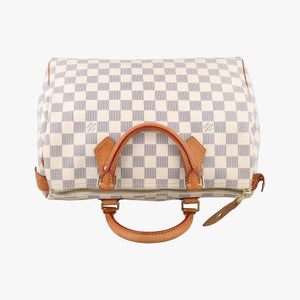Pre-owned Louis Vuitton Speedy 30 AZUR Damier Canvas N41533 handbag | stylenewstar