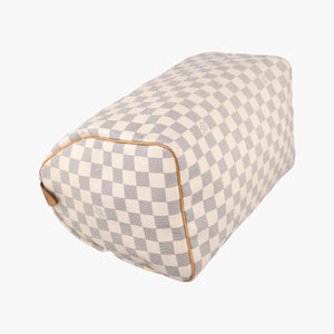 Pre-owned Louis Vuitton Speedy 30 AZUR Damier Canvas N41533 handbag | stylenewstar