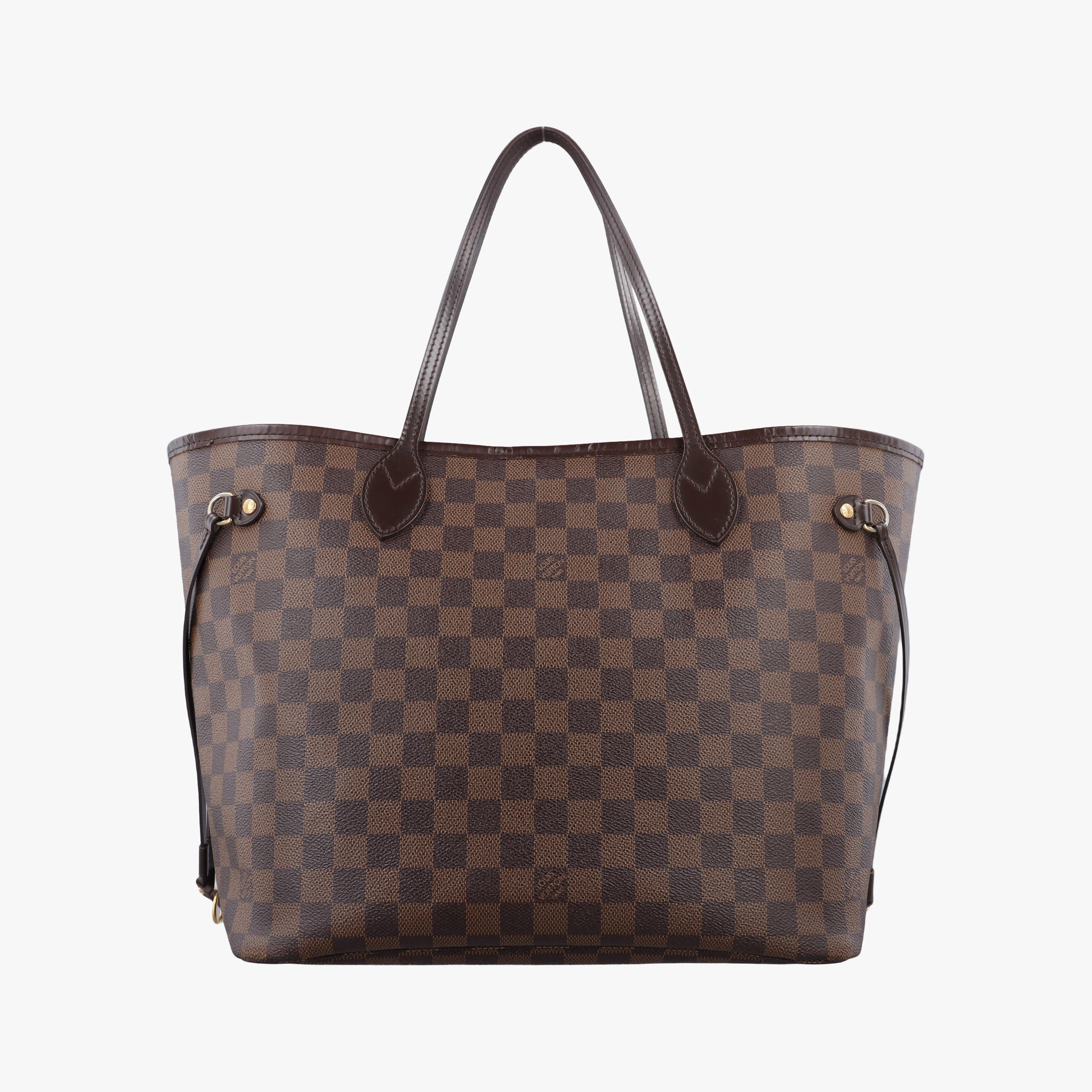 Vintage Louis Vuitton NEVERFULL MM EBENE Damier Canvas N51106 shoulderbag | stylenewstar