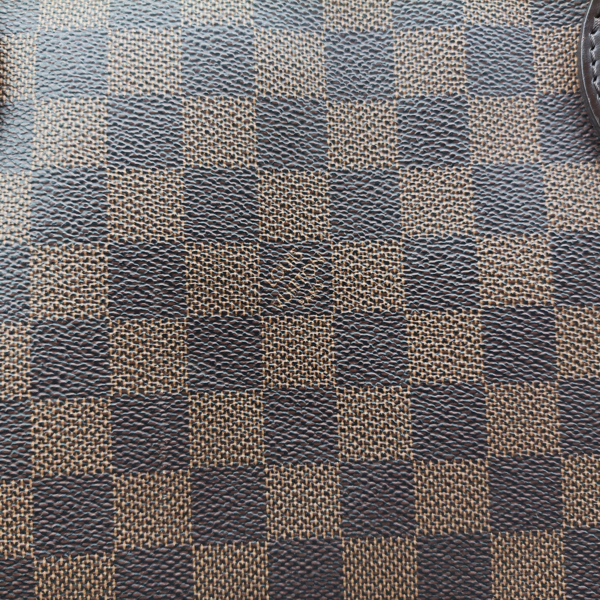 Vintage Louis Vuitton NEVERFULL MM EBENE Damier Canvas N51106 shoulderbag | stylenewstar