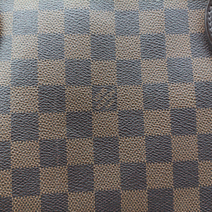 Vintage Louis Vuitton NEVERFULL MM EBENE Damier Canvas N51106 shoulderbag | stylenewstar