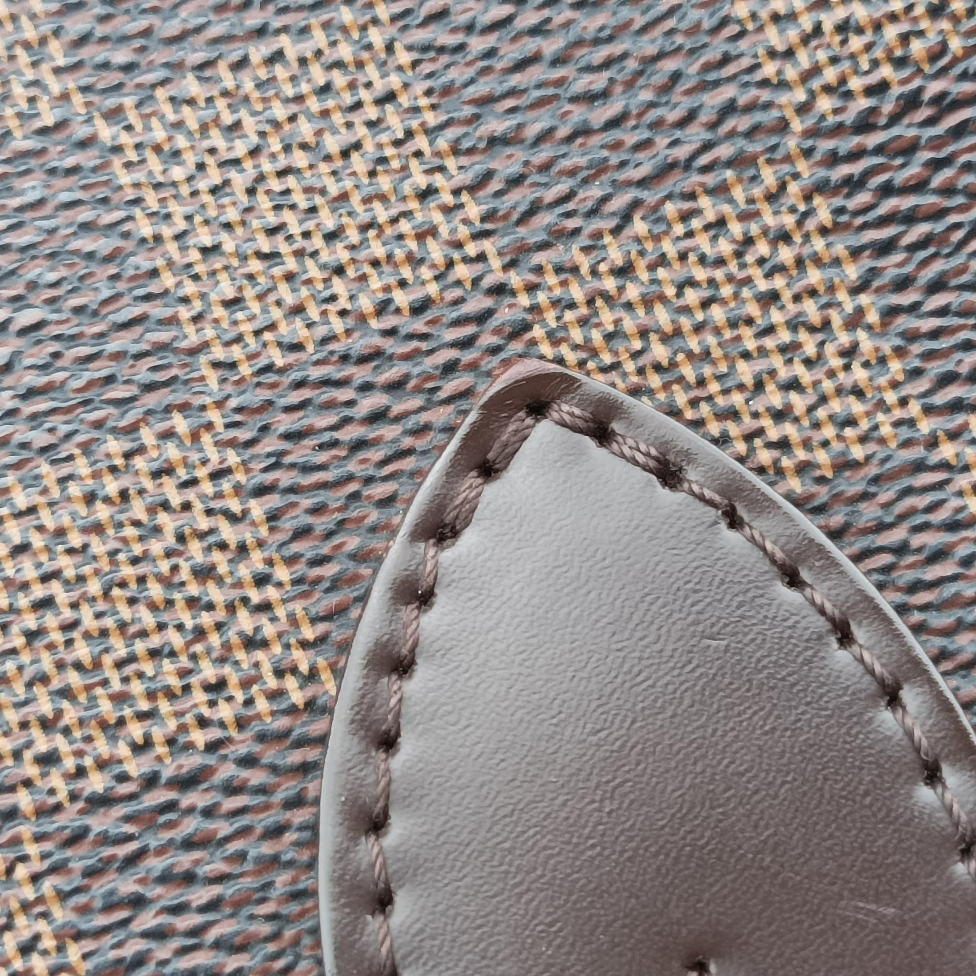 Vintage Louis Vuitton NEVERFULL MM EBENE Damier Canvas N51106 shoulderbag | stylenewstar