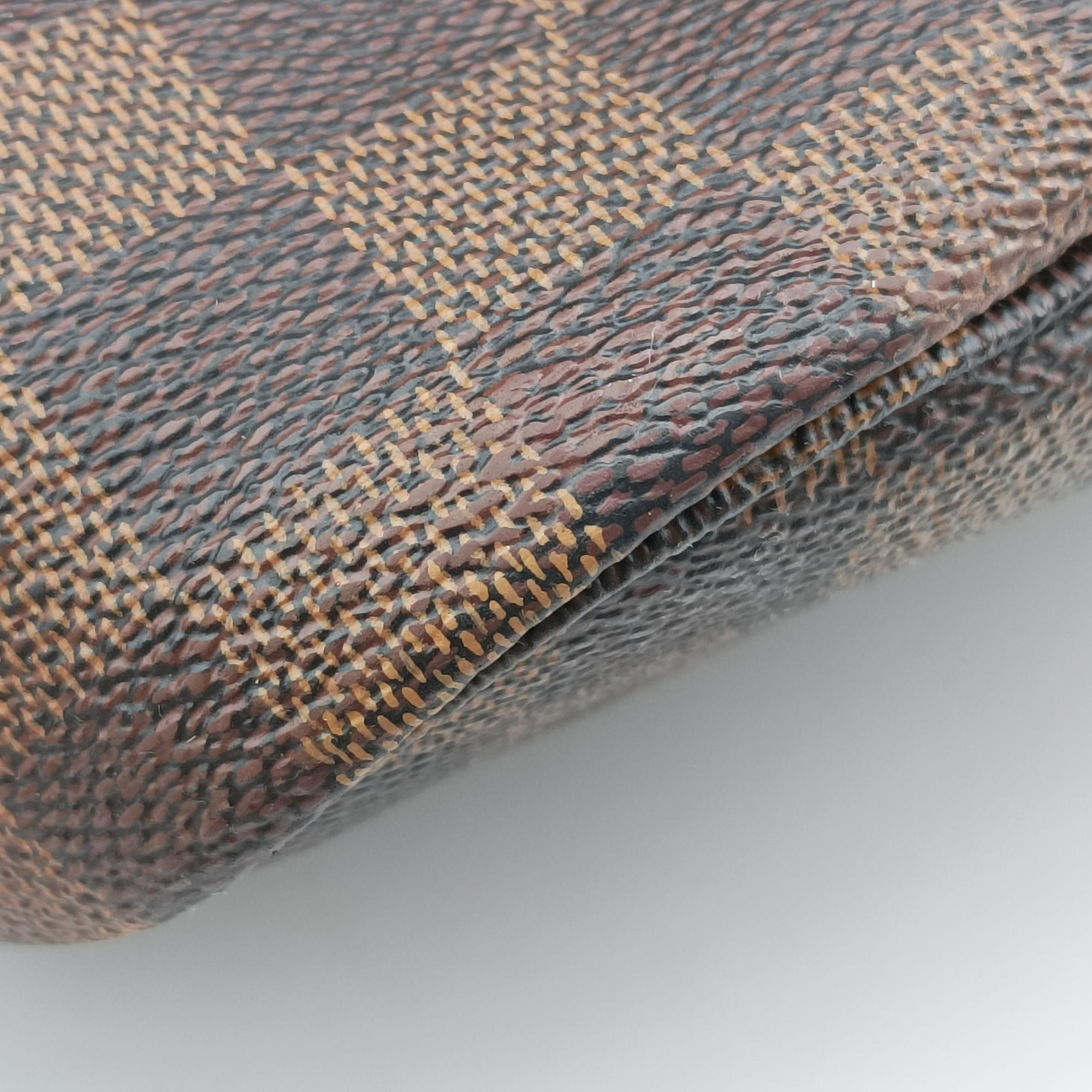 Vintage Louis Vuitton NEVERFULL MM EBENE Damier Canvas N51106 shoulderbag | stylenewstar