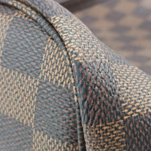 Vintage Louis Vuitton NEVERFULL MM EBENE Damier Canvas N51106 shoulderbag | stylenewstar