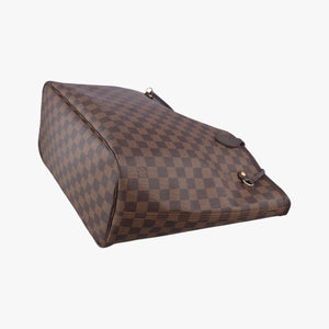 Vintage Louis Vuitton NEVERFULL MM EBENE Damier Canvas N51106 shoulderbag | stylenewstar