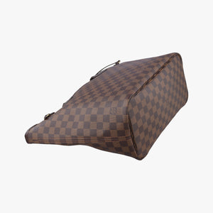 Vintage Louis Vuitton NEVERFULL MM EBENE Damier Canvas N51106 shoulderbag | stylenewstar
