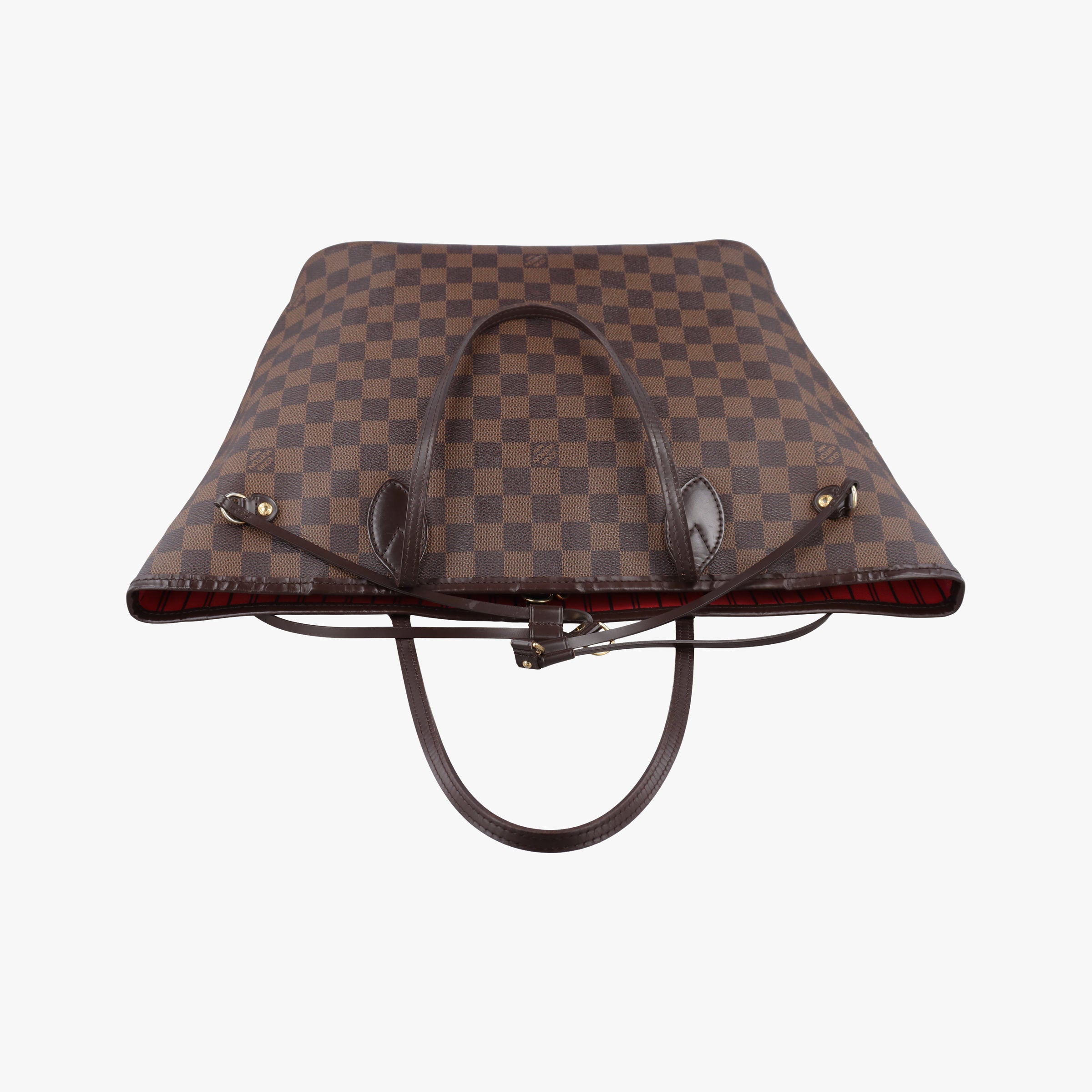 Vintage Louis Vuitton NEVERFULL MM EBENE Damier Canvas N51106 shoulderbag | stylenewstar