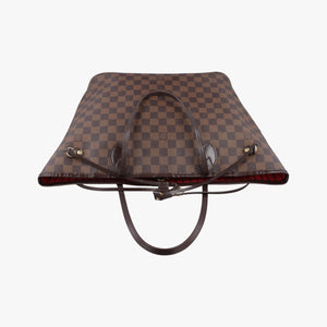Vintage Louis Vuitton NEVERFULL MM EBENE Damier Canvas N51106 shoulderbag | stylenewstar