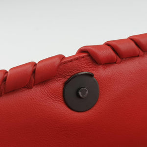 Secondhand Bottega Veneta Intrecciato Olimpia Orange lambskin  shoulderbag | stylenewstar