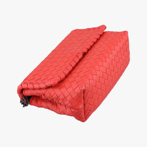 Secondhand Bottega Veneta Intrecciato Olimpia Orange lambskin  shoulderbag | stylenewstar