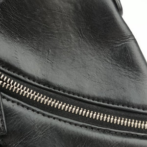 Pre-owned Christian Dior Corset Hobo Black Leather  handbag | stylenewstar