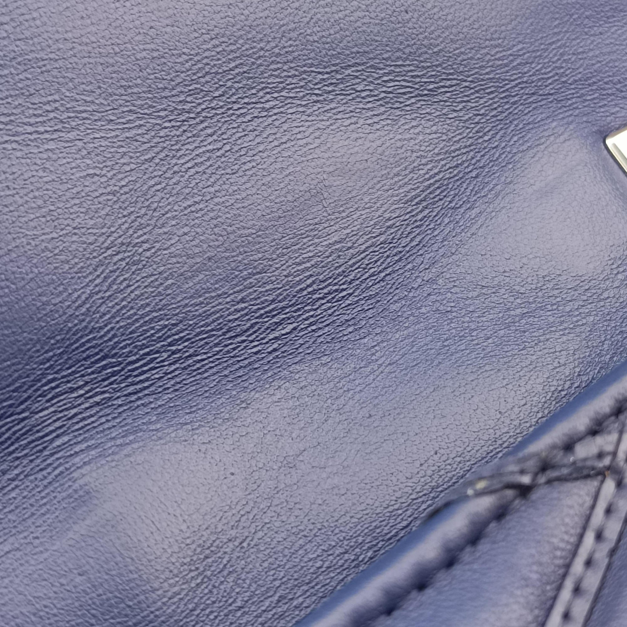 Pre-owned Louis Vuitton GO-14MM Navy Lambskin M50993 shoulderbag | stylenewstar