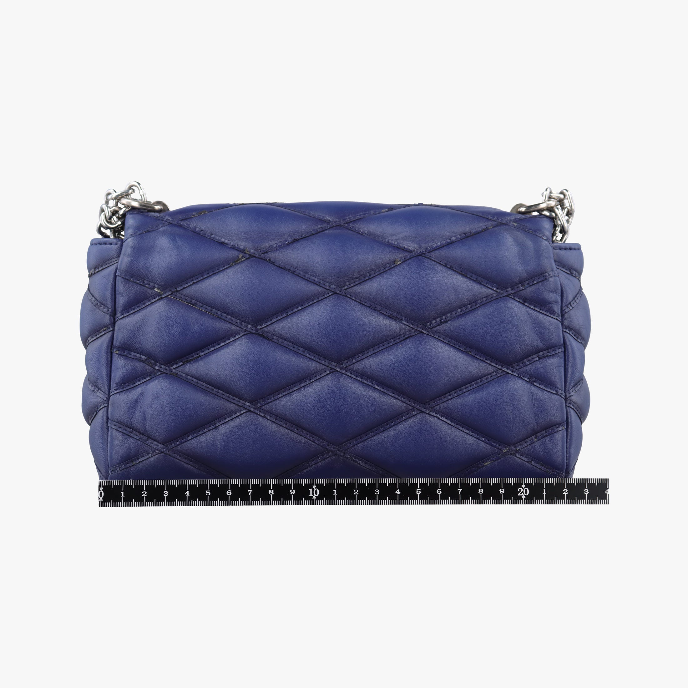 Pre-owned Louis Vuitton GO-14MM Navy Lambskin M50993 shoulderbag | stylenewstar