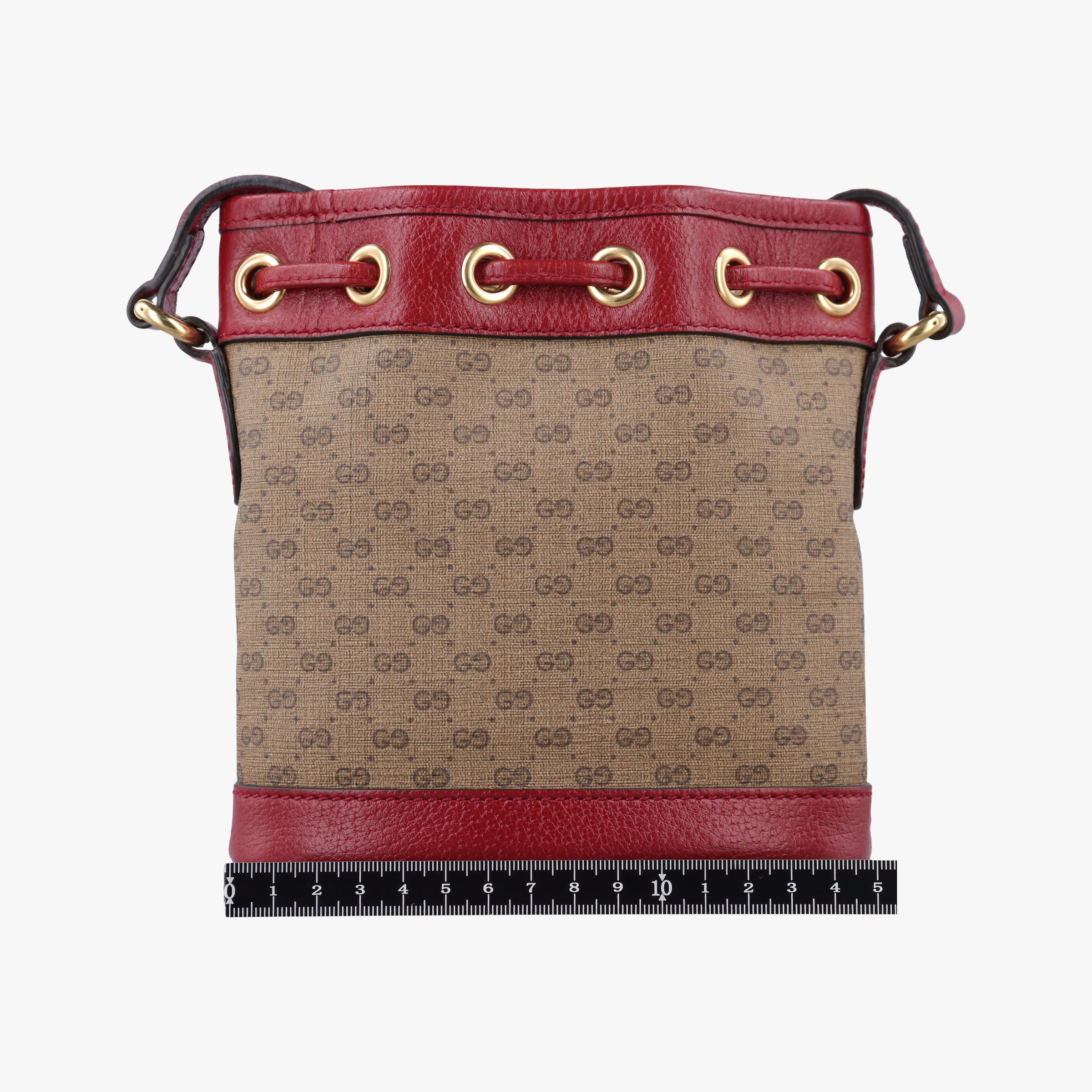 Pre-owned Gucci Doraemon collaboration Brown×Red×Multicolor PVC coated canvas×Leather 647801 shoulderbag | stylenewstar