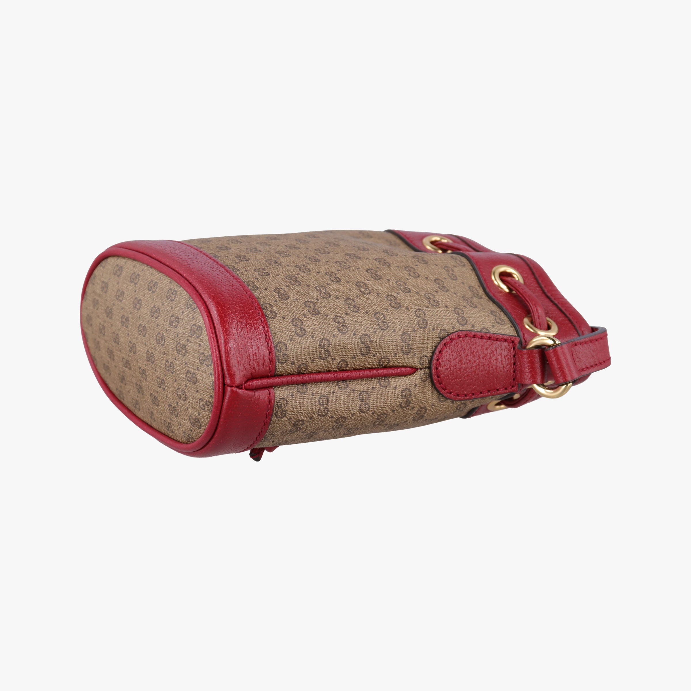 Pre-owned Gucci Doraemon collaboration Brown×Red×Multicolor PVC coated canvas×Leather 647801 shoulderbag | stylenewstar