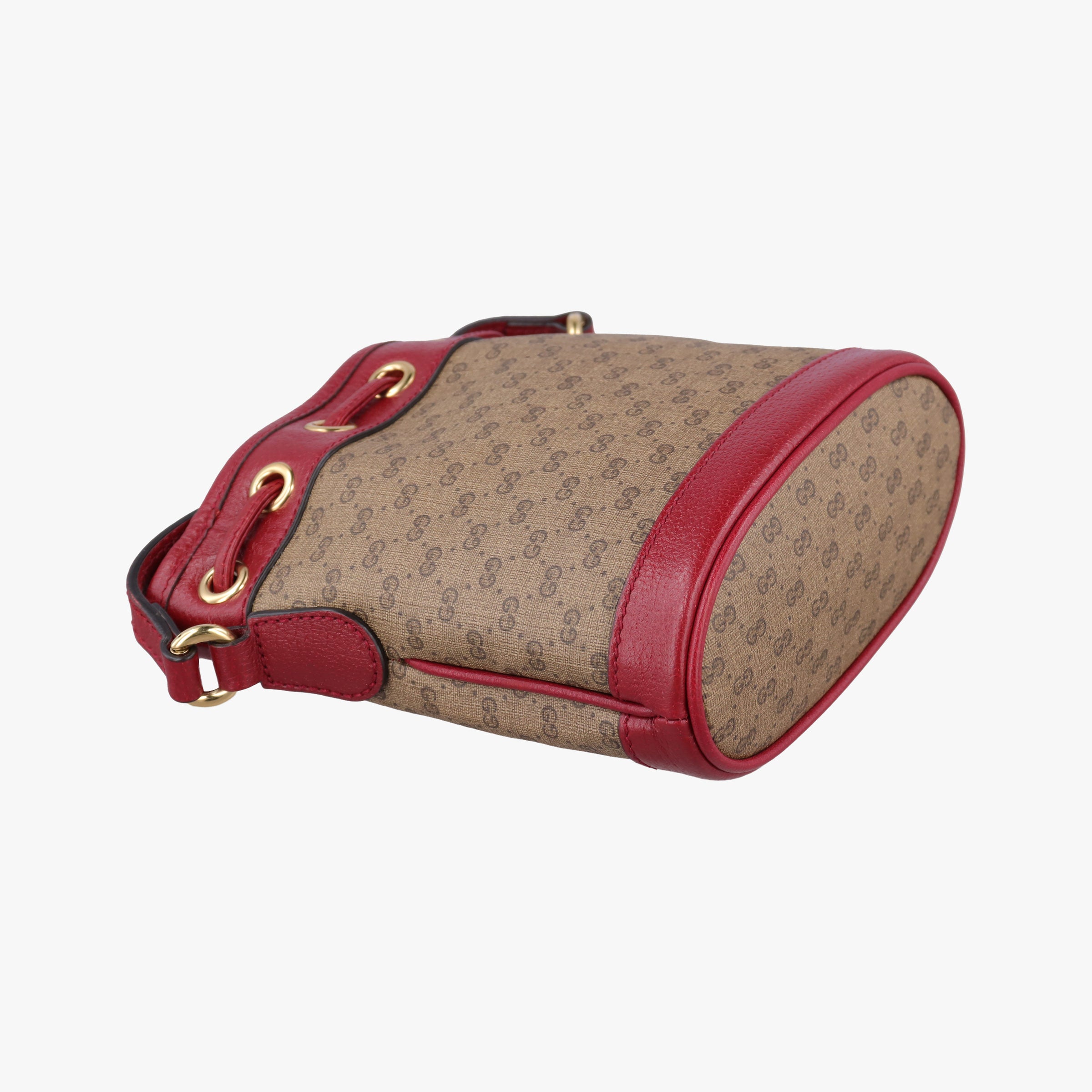 Pre-owned Gucci Doraemon collaboration Brown×Red×Multicolor PVC coated canvas×Leather 647801 shoulderbag | stylenewstar