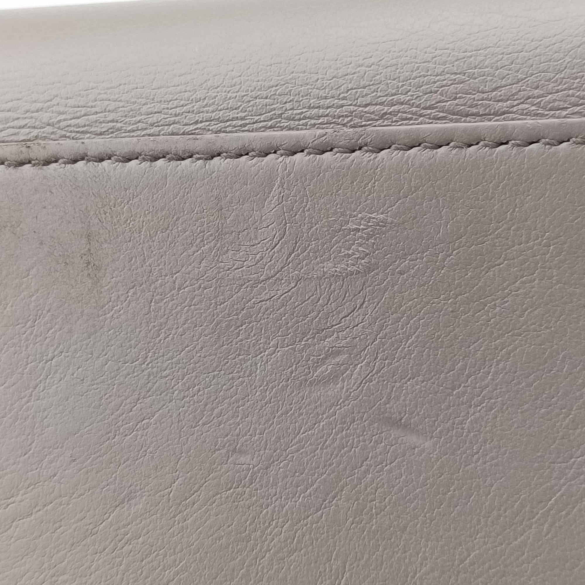Vintage Yves Saint Laurent SAC DE JOUR Grey Leather 355153 shoulderbag | stylenewstar