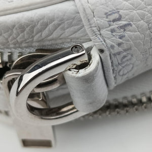 Secondhand Christian Dior Daniel Arsham collaboration Newspaper Print White Leather  shoulderbag | stylenewstar
