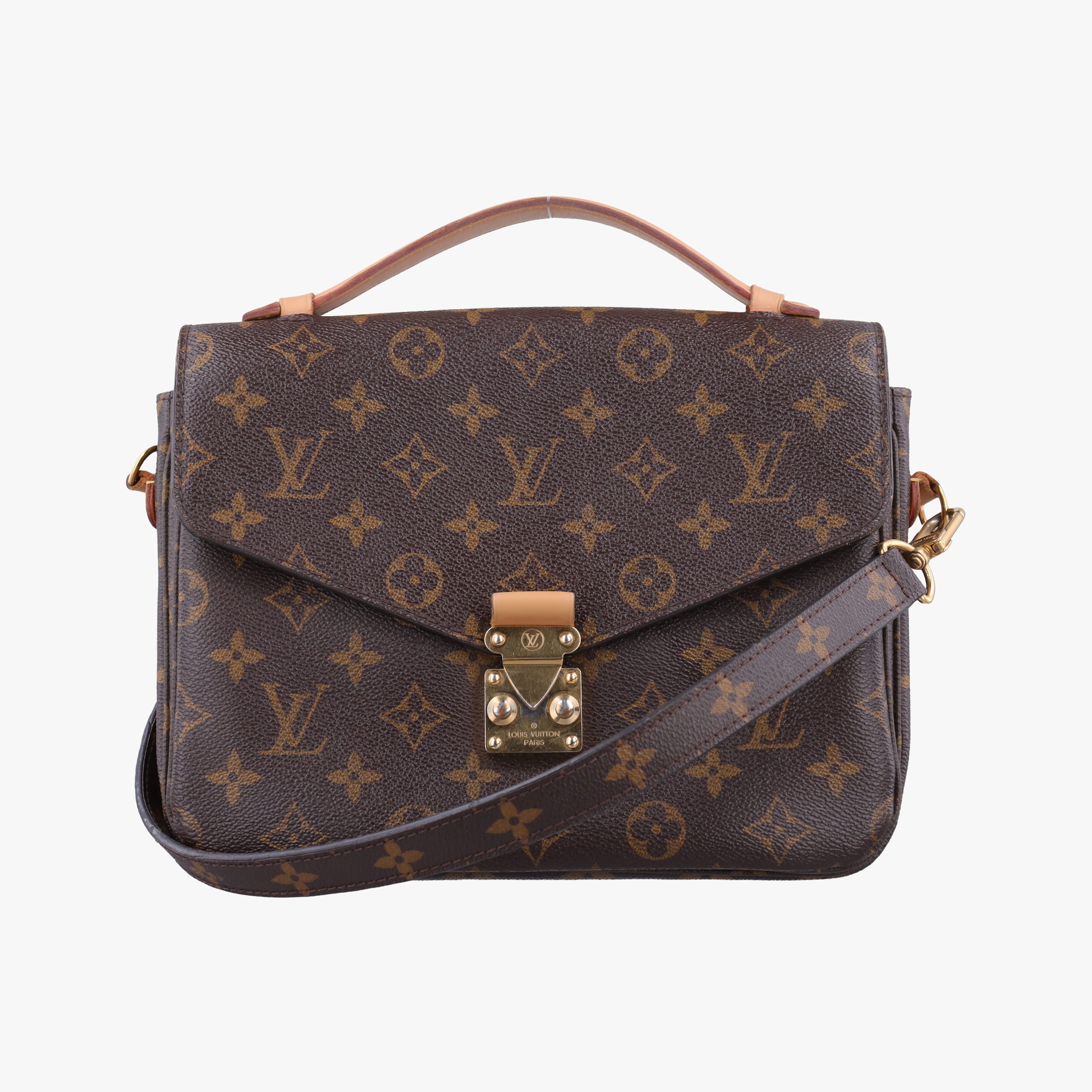 Pre-owned Louis Vuitton Pochette Metis MM Brown Monogram Canvas M44875 shoulderbag | stylenewstar