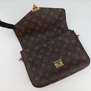 Pre-owned Louis Vuitton Pochette Metis MM Brown Monogram Canvas M44875 shoulderbag | stylenewstar