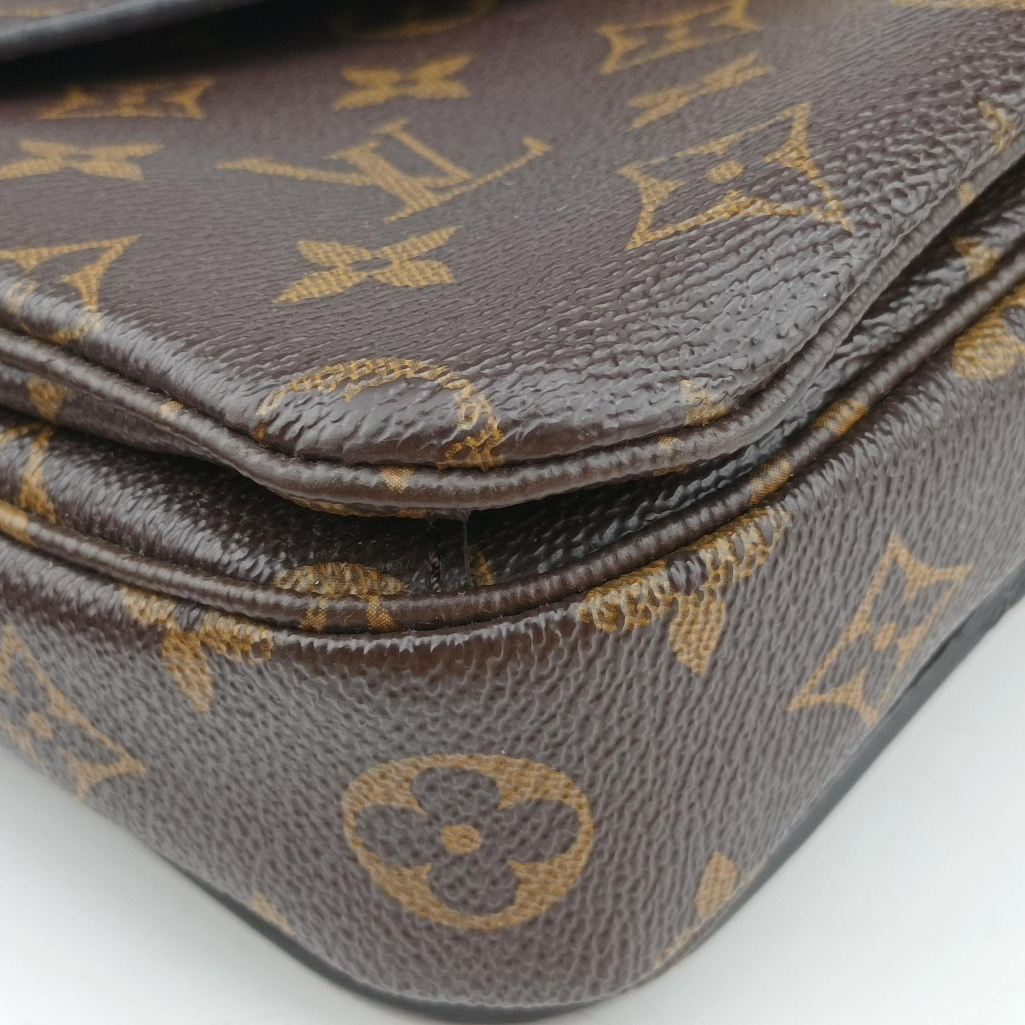 Pre-owned Louis Vuitton Pochette Metis MM Brown Monogram Canvas M44875 shoulderbag | stylenewstar