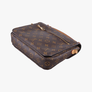 Pre-owned Louis Vuitton Pochette Metis MM Brown Monogram Canvas M44875 shoulderbag | stylenewstar