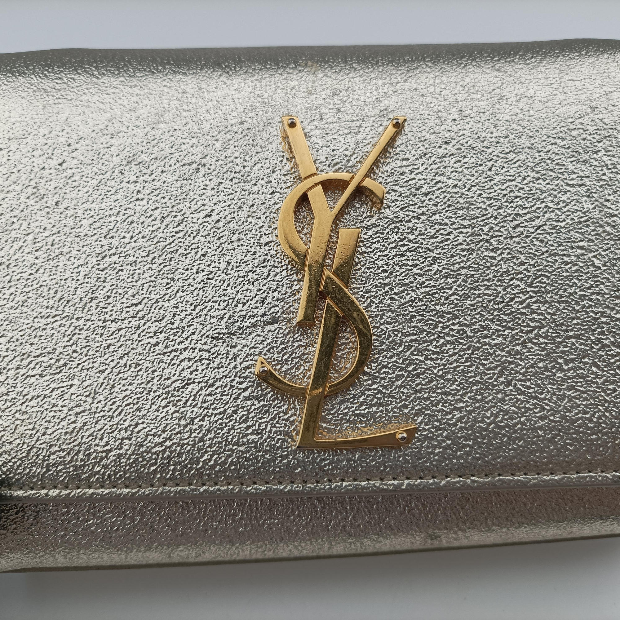 Secondhand Yves Saint Laurent KATE Golden Leather 354121 shoulderbag | stylenewstar