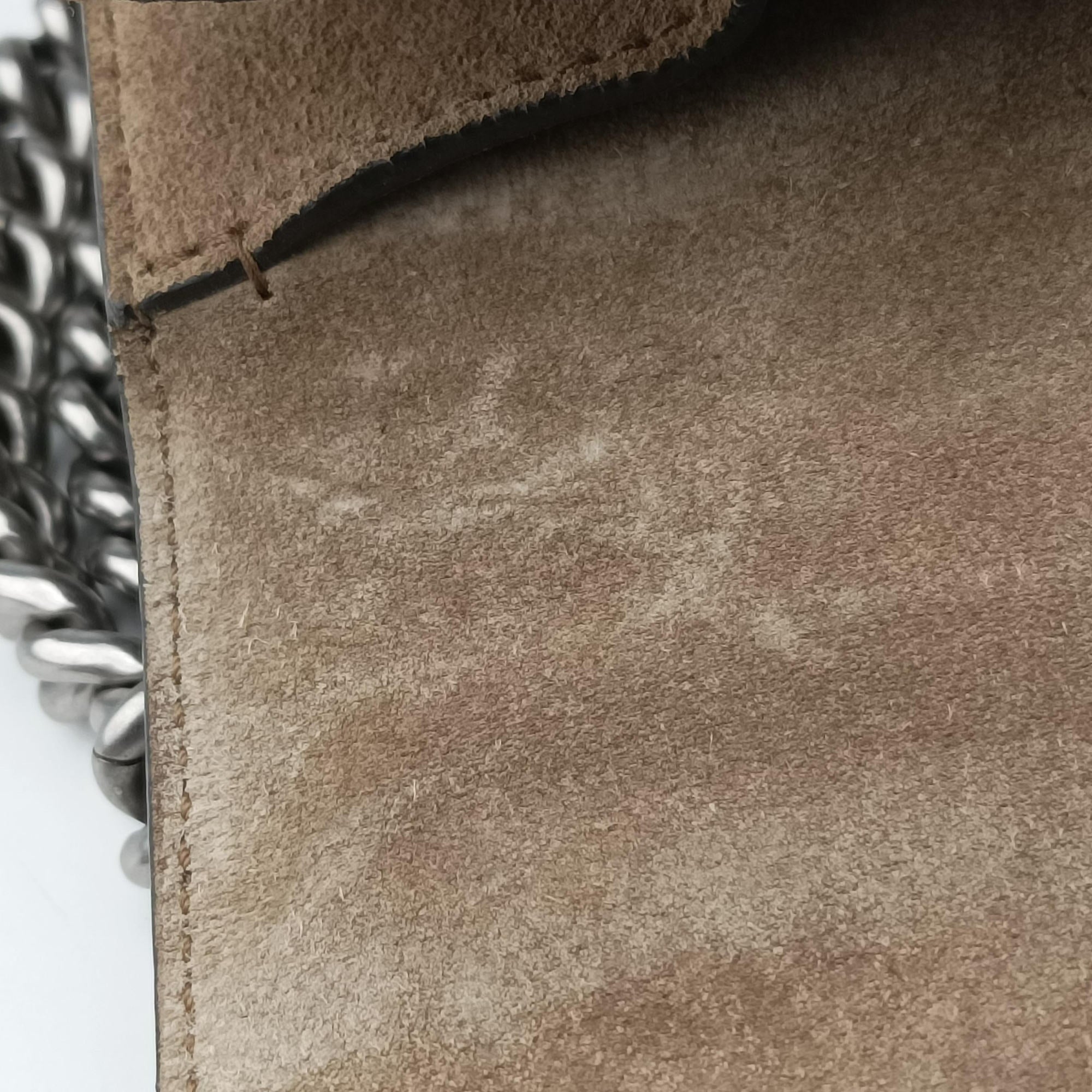 Pre-owned Gucci Dionysus Beige×Brown PVC coated canvas× suede 421970 shoulderbag | stylenewstar