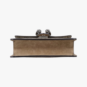 Pre-owned Gucci Dionysus Beige×Brown PVC coated canvas× suede 421970 shoulderbag | stylenewstar