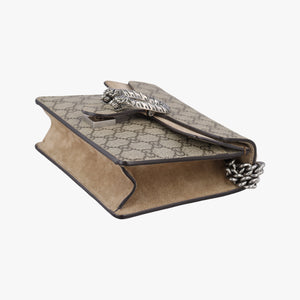 Pre-owned Gucci Dionysus Beige×Brown PVC coated canvas× suede 421970 shoulderbag | stylenewstar