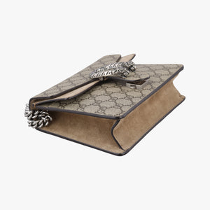 Pre-owned Gucci Dionysus Beige×Brown PVC coated canvas× suede 421970 shoulderbag | stylenewstar
