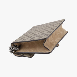 Pre-owned Gucci Dionysus Beige×Brown PVC coated canvas× suede 421970 shoulderbag | stylenewstar