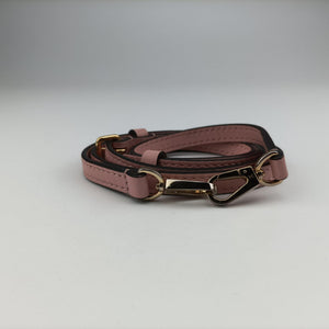 Pre-owned Louis Vuitton LOCKY BB Brown×ROSE POUDRE Monogram Canvas×calf leather M44080 shoulderbag | stylenewstar