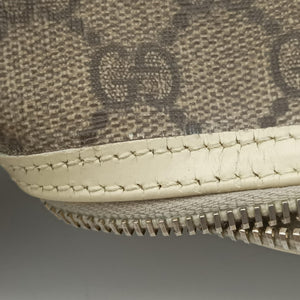 Pre-owned Gucci GG plus Spring Joy GG Supreme BEIGE×WHITE PVC coated canvas 193603 handbag | stylenewstar