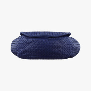 Vintage Bottega Veneta Intrecciato Navy lambskin  shoulderbag | stylenewstar