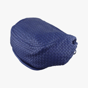 Vintage Bottega Veneta Intrecciato Navy lambskin  shoulderbag | stylenewstar